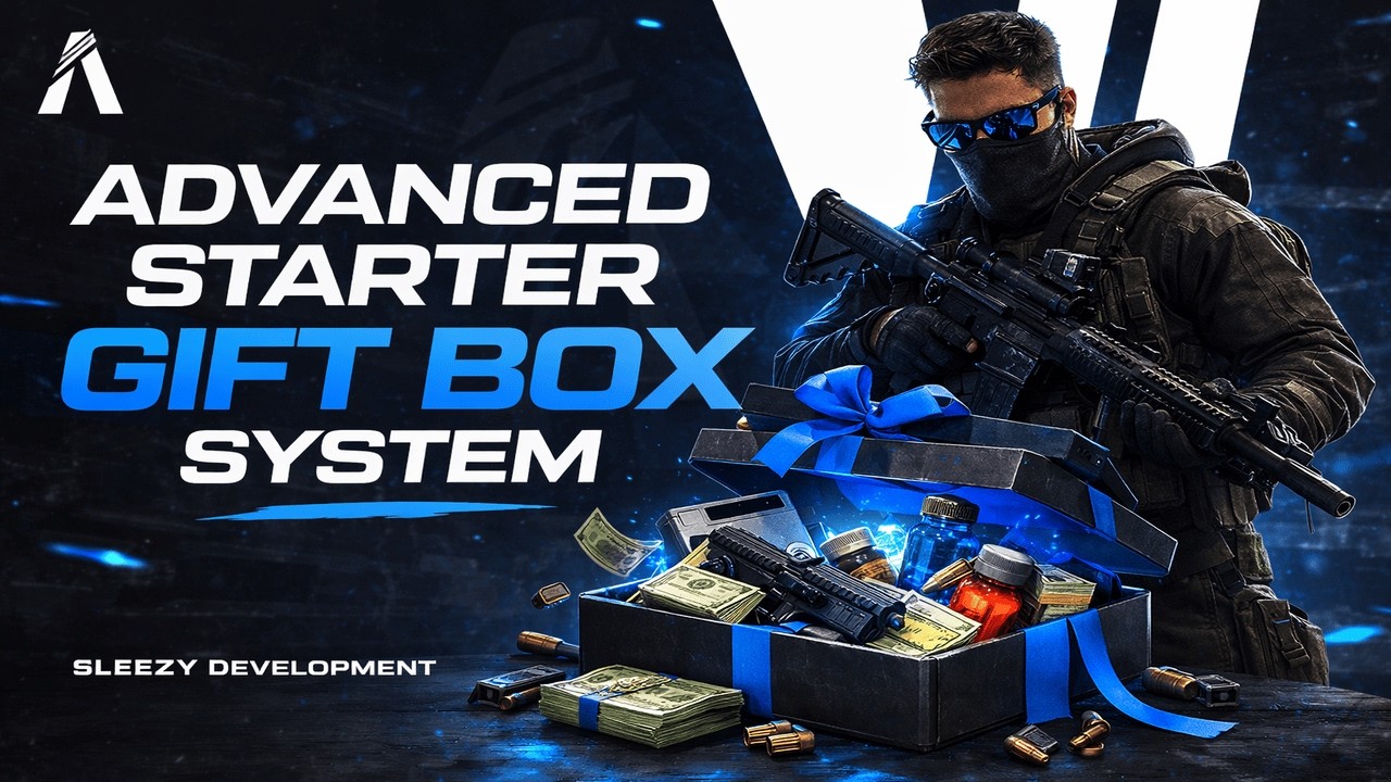 Best FiveM Starter Pack Script | Advanced Gift Box System | QBCore & OX Inventory (OUTDATED)