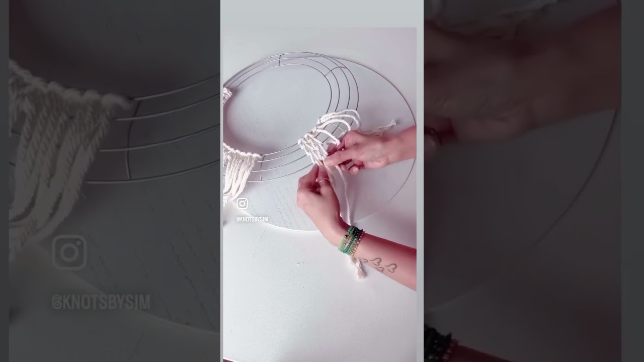 Macrame wreath
