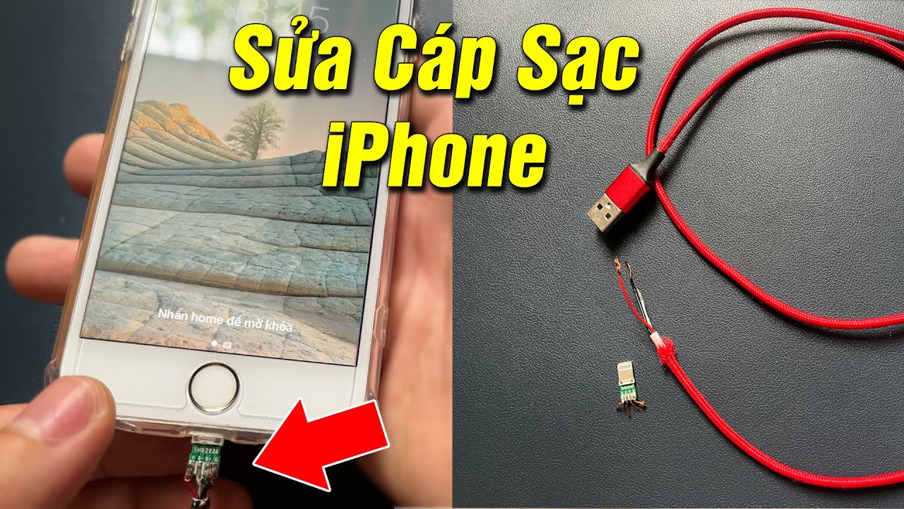 Cách sửa cáp sạc iPhone bị đứt chi tiết nhất
