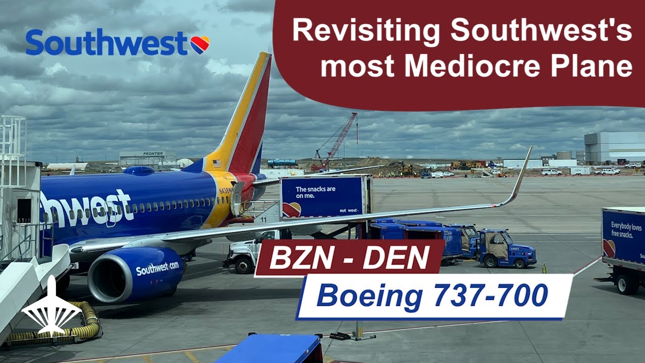 TRIP REPORT | Southwest Airlines WN1893 | Bozeman - Denver | Boeing 737-700 | N438WN | Economy