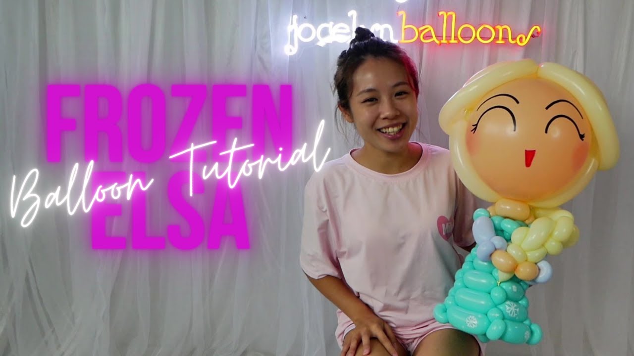 Balloon Princess Tutorial | Elsa From Frozen (Advanced)
