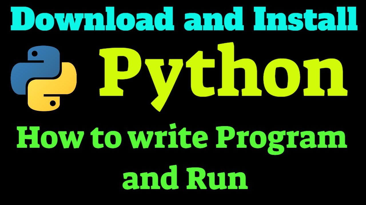 Download and Install Latest Version of Python | Python Programming Language