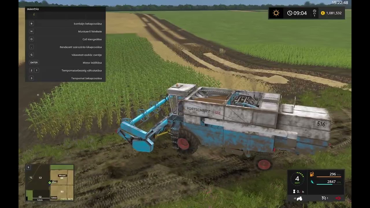 FS 17 MTZ 82 és Fortschritt E516 | aratás barátom által! | TSZ V4 #4