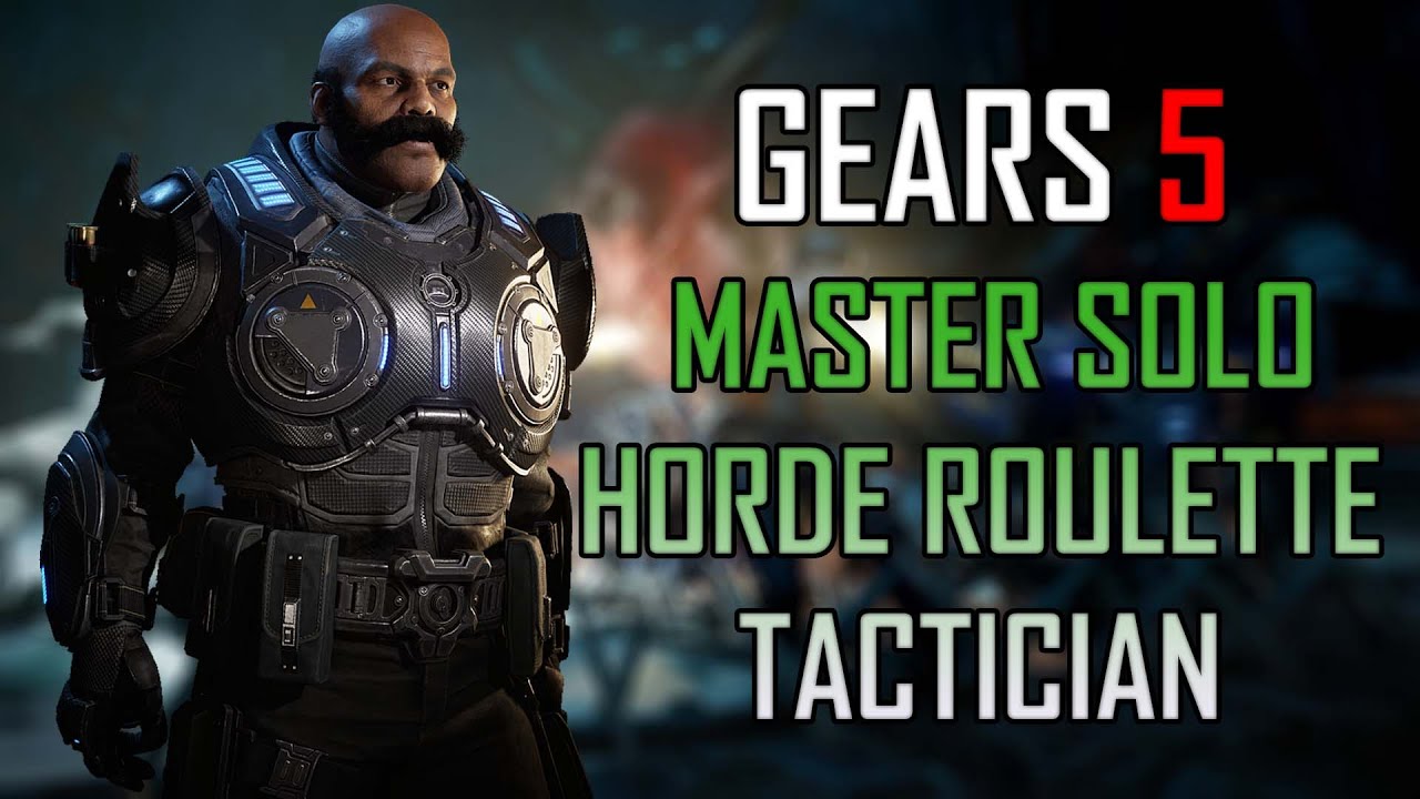 Gears 5 Master Solo Horde Roulette as Tactician on Rail Line