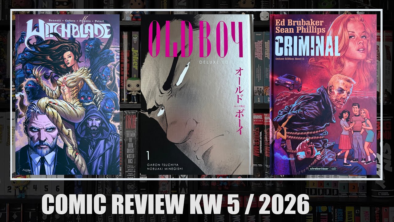 Comic Review KW 5 / 2026: Witchblade 1, Oldboy Deluxe Edition 1, Criminal Deluxe Edition Band 2