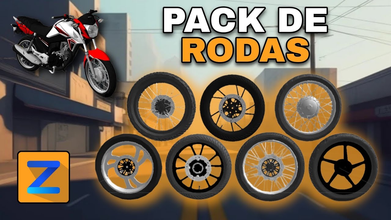 PACK RODAS DE MOTOS PARA ZMODELER!! SÓ DFF (ANDROID/PC) GTA SA