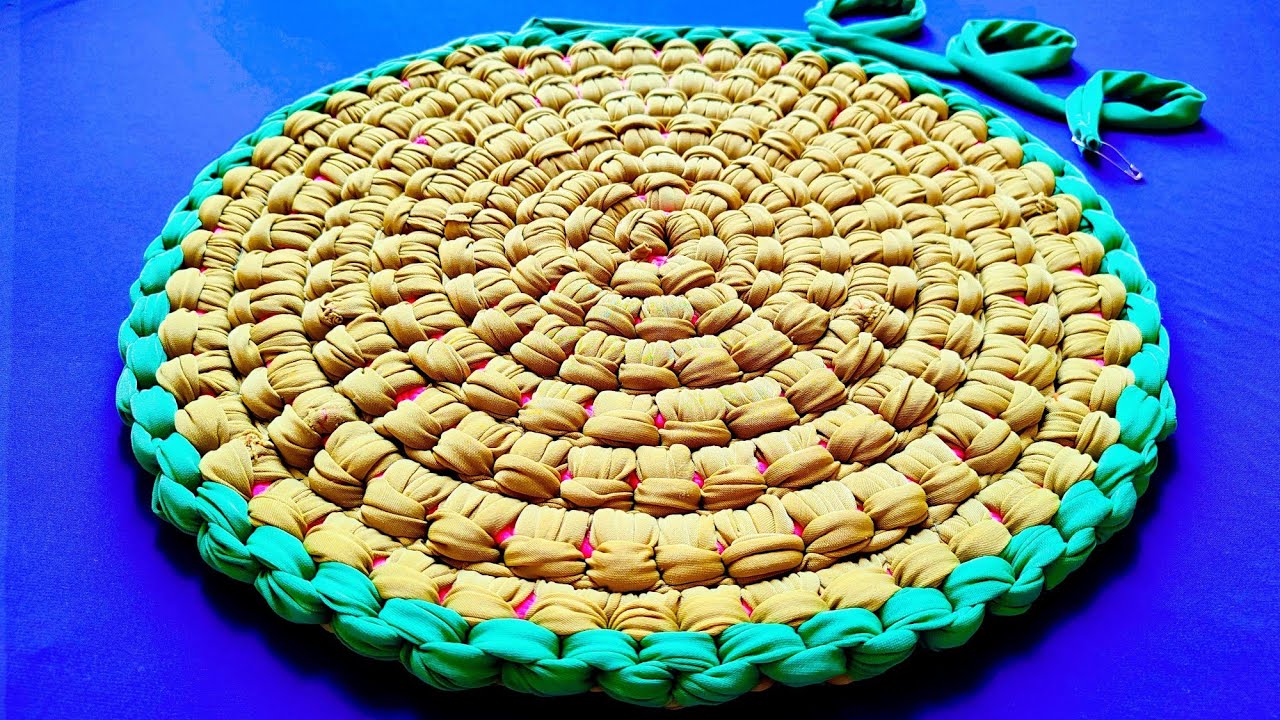 DOORMAT MAKING AT HOME, Doormat with old clothes, paydan banane ka tarika, کاردستی