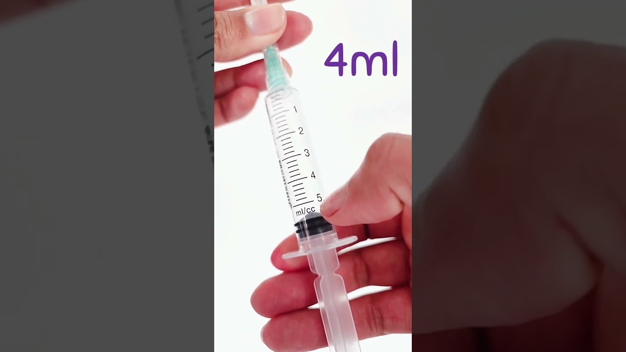 Te ense&ntilde;o a leer una jeringa de 5 ml