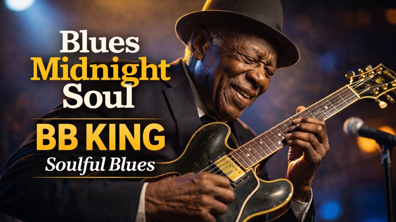 🎸Deep Soulful Blues Inspired by BB King, Jimi Hendrix, Albert King | Blues Midnight Soul