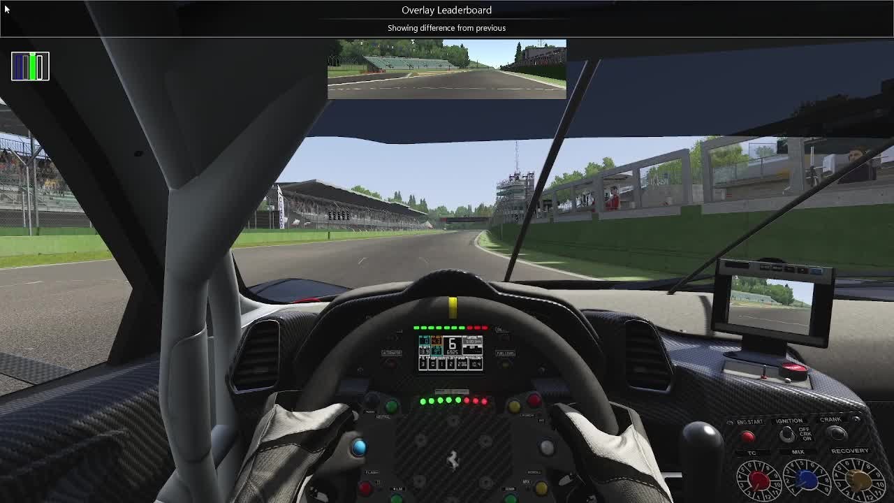 Assetto Corsa Imola Ferrari 458 GT2 (Сухая) Путеводитель (Hotlap + Телеметрия)