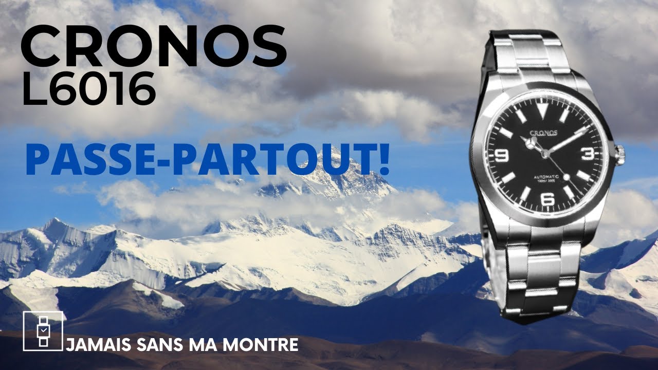 CRONOS L6016. On EXPLORE ce mod&egrave;le mythique, passe-partout et &agrave; bon prix!