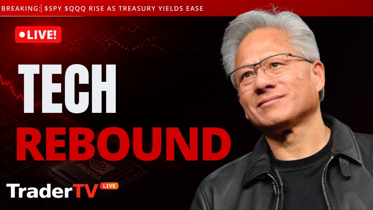 Nvidia Leads the Rebound 🔥 $NVDA Rallies as $SPY $QQQ Climb | Stock Market Live