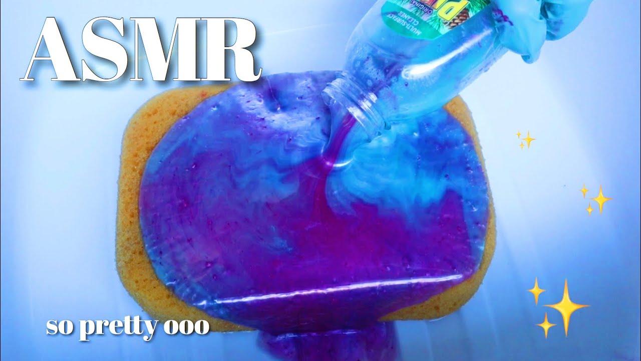 ⭐️ ASMR ODDLY SATISFYING SPONGE SQUEEZING ⭐️