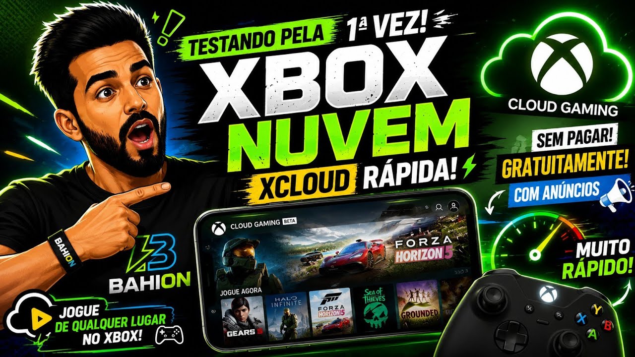 🚀 Xbox Cloud Gaming GR&Aacute;TIS! Testei a Nova xCloud com An&uacute;ncios... Vale a Pena?? S&Oacute; PARA 