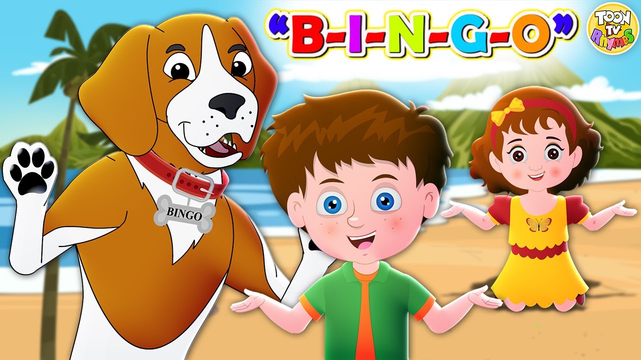 Bingo Was His Name l 3D Animation Poem Nursery Rhymes & Songs for Kids l Toon Tv English Rhymes