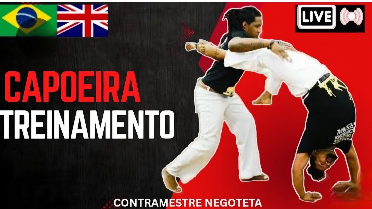 Vamos praticar Capoeira . Treinar para manter a saúde fisica e mental.