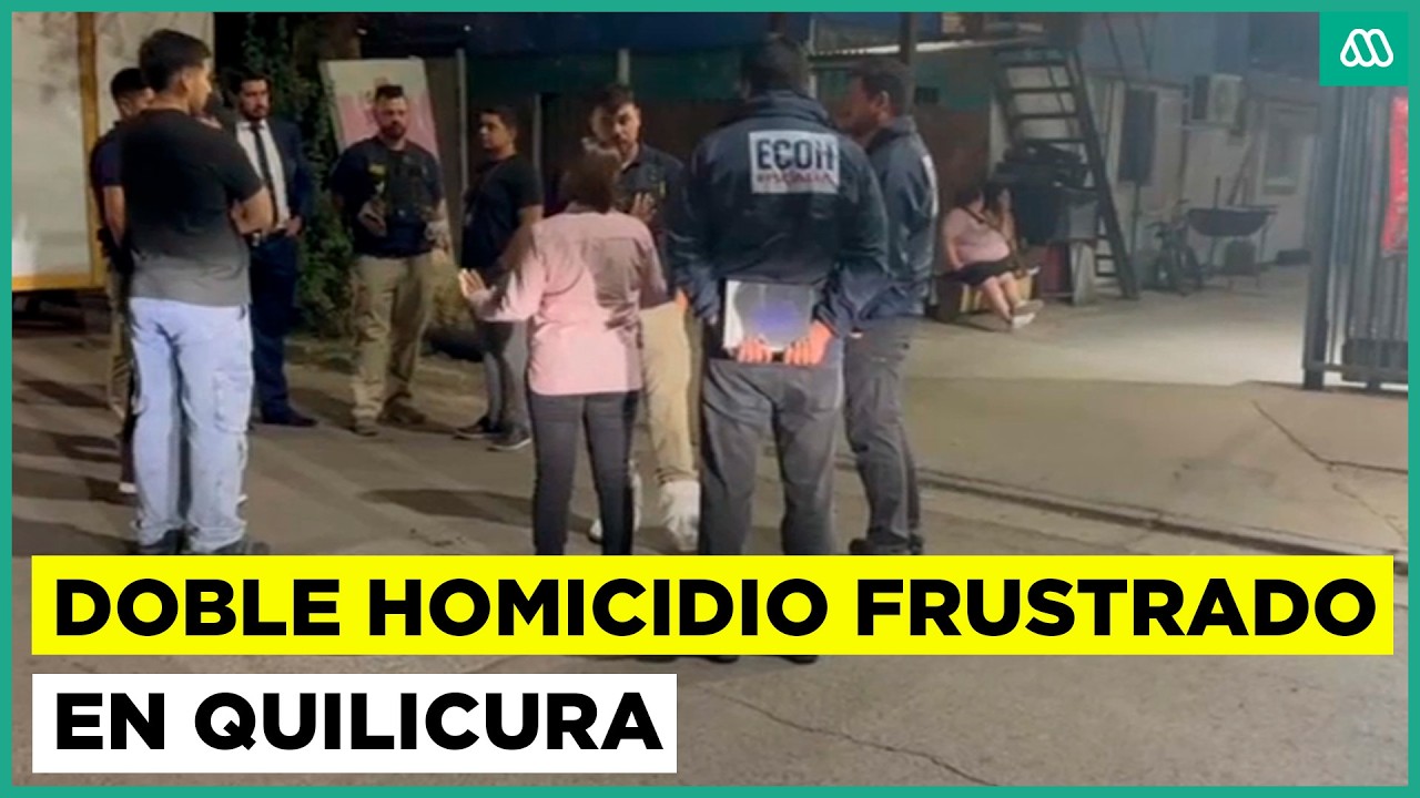 Doble homicidio frustrado en Quilicura: balacera termina con 12 heridos graves
