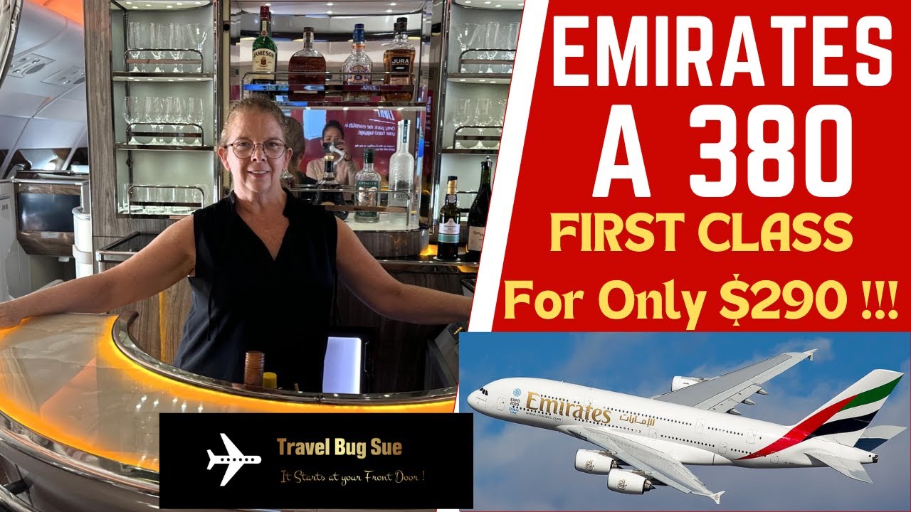 EMIRATES A380 FIRST CLASS EXPERIENCE. Booked with Qantas. only $290