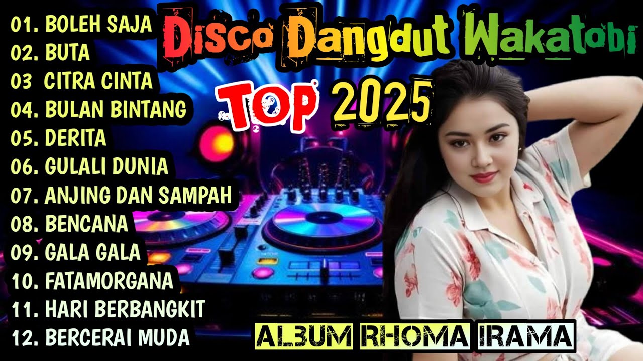 DISCO DANGDUT WAKATOBI - TOP DANGDUT ALBUM RHOMA IRAMA BASS BENING!!! 