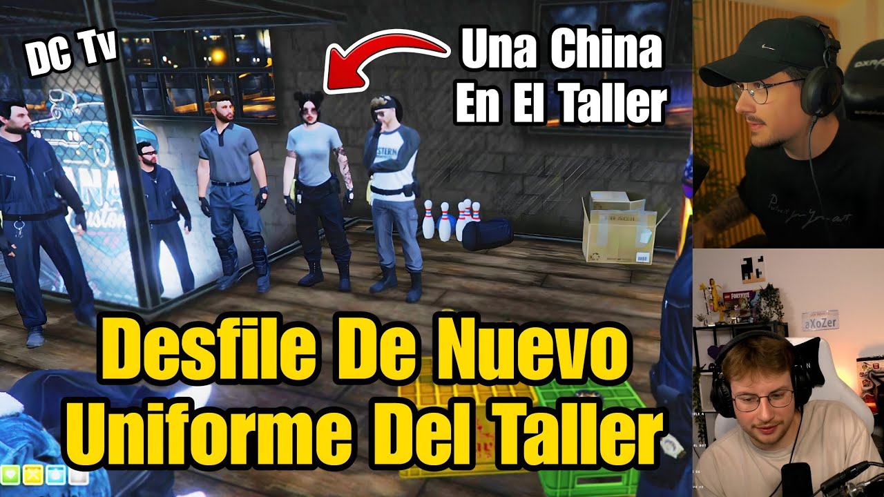 KYLE (DESS) Enojado por la CHINA 😂 Desfile de nuevo uniforme del TALLER, la ABOGADA ONX ESPAÑA 