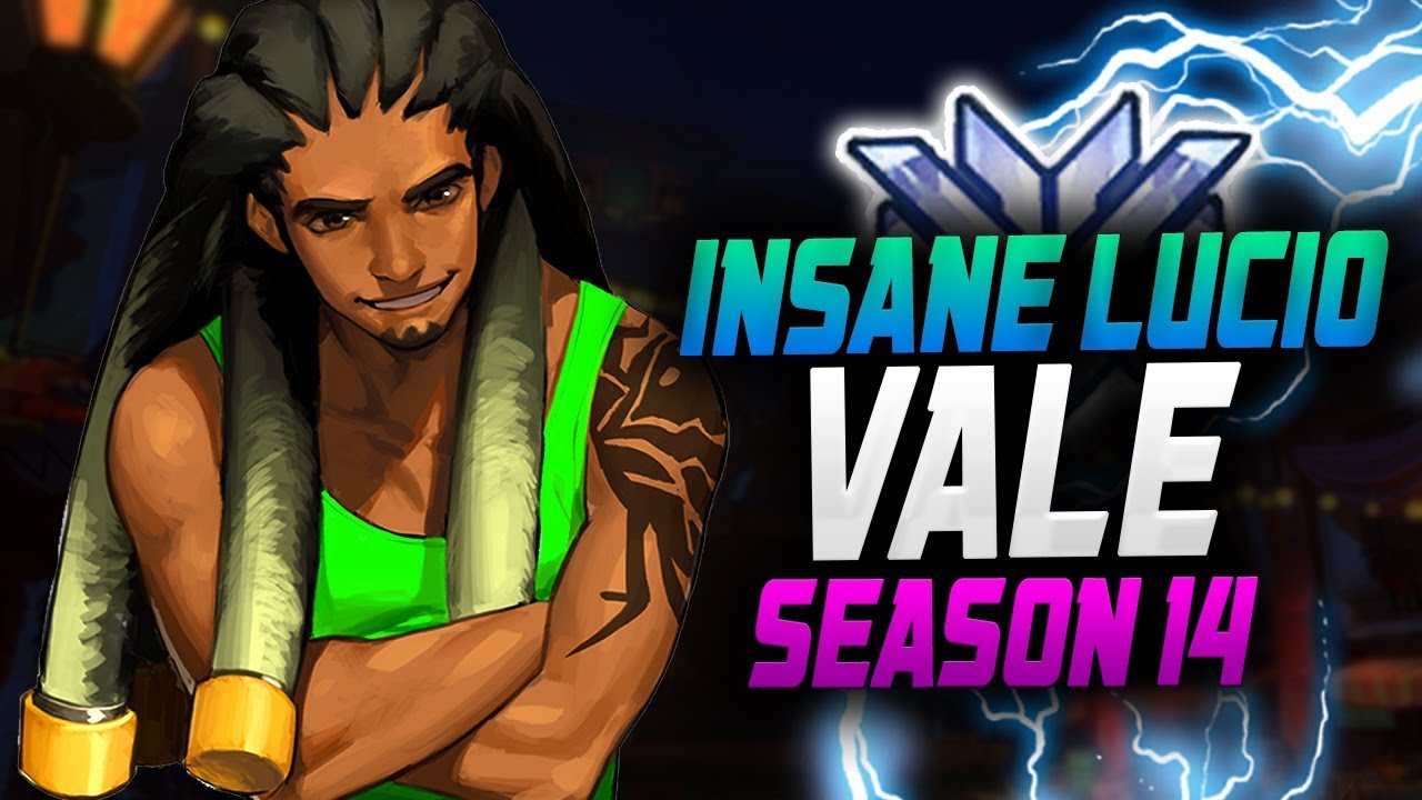 VALE AMAZING LUCIO GAMEPLAY?! [ OVERWATCH SEASON 14 TOP 500 ]