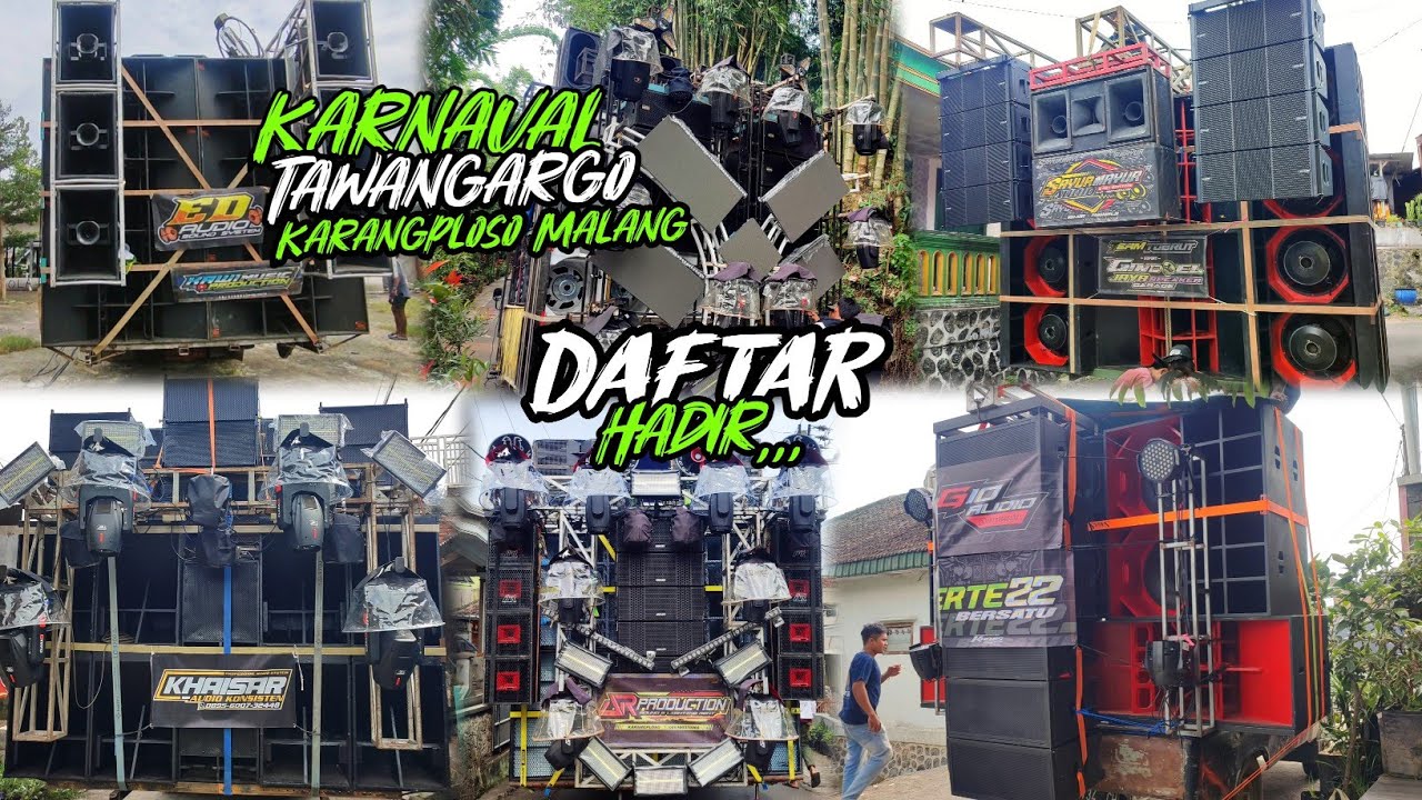 Hari Ini🔥Daftar Hadir Karnaval Tawangargo Karangploso Malang‼️Spek Eksekutor H-Pro Tampil Lagi
