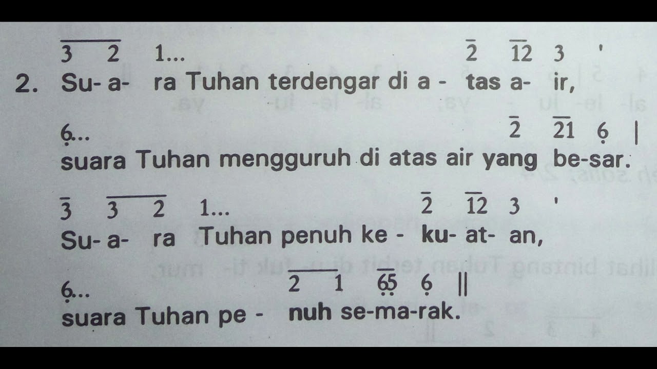 Mazmur Tanggapan - 12 Januari 2020 - PS. 846 - Tuhan memberkati umatNya dengan damai sejahtera