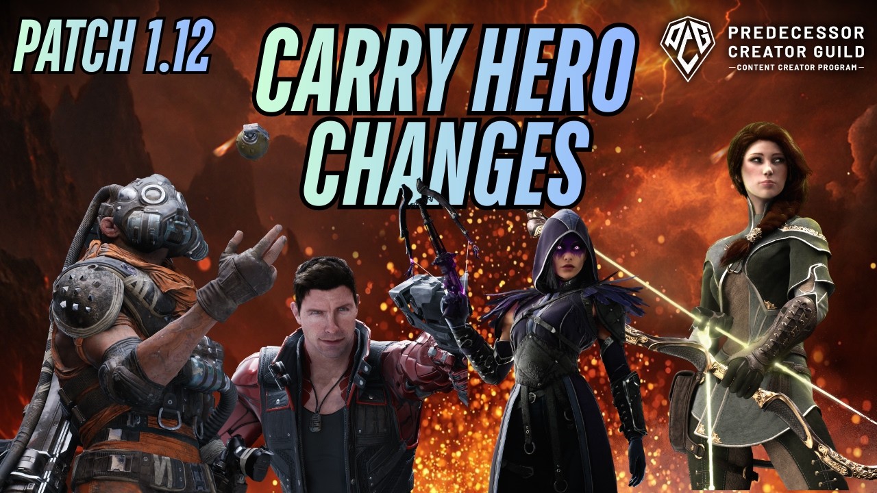 ALL CARRY HERO CHANGES! | Predecessor Patch 1.12! Everything You Need to Know!