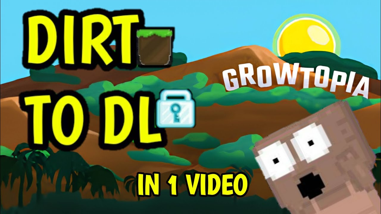 Growtopia DIRT TO DL IN 1 VIDEO 2025 [EASY GUIDE] GROWTOPIA PROFIT#growtopia#profits#2025
