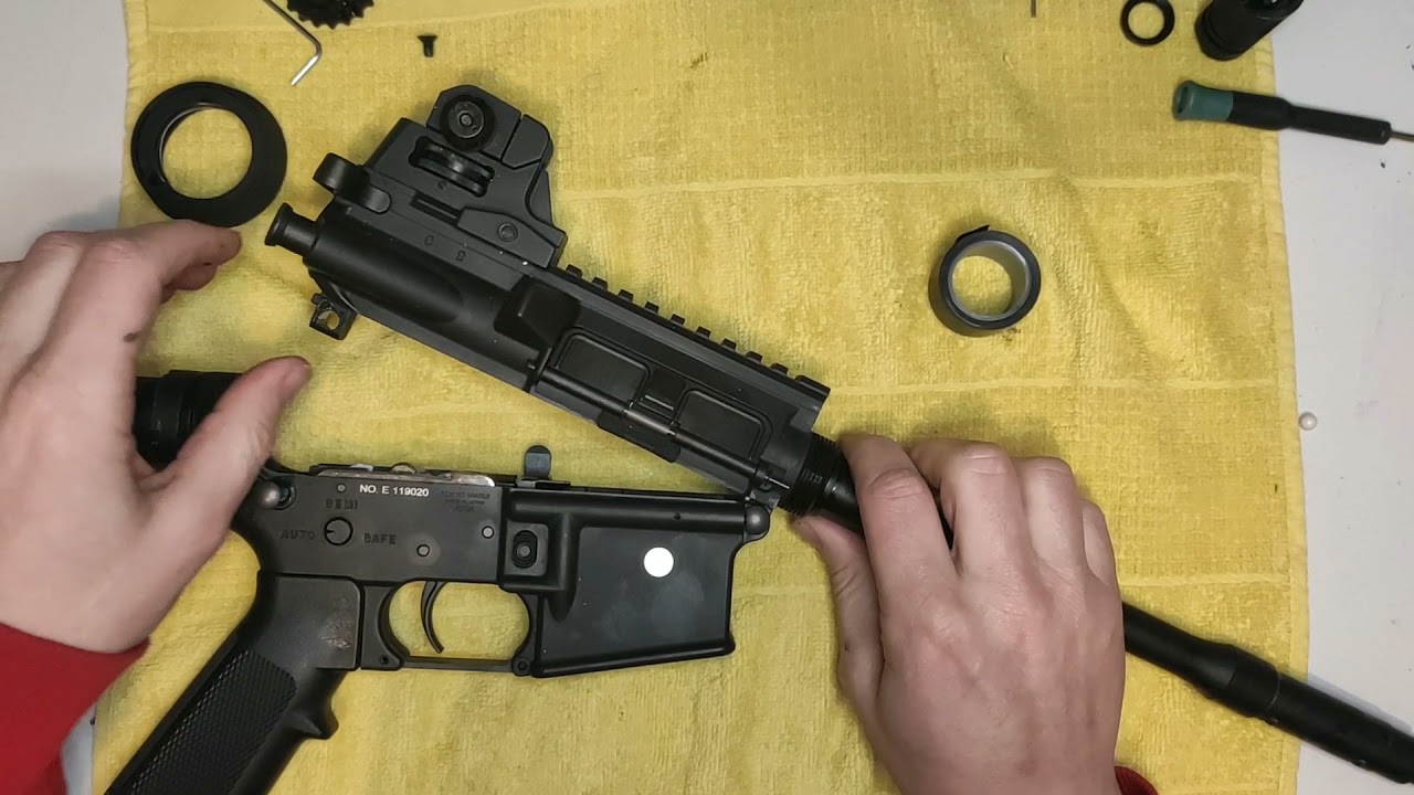 MWS: Cómo cambiar Leva y Goma de Hop Up  (CQBR BLOCK1 de Tokyo Marui)