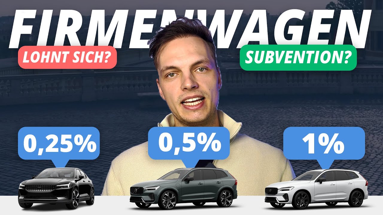 Firmenwagen versteuern (0,25/0,5/1%) Beispiel-Rechnung ob sich der Dienstwagen wirklich lohnt!