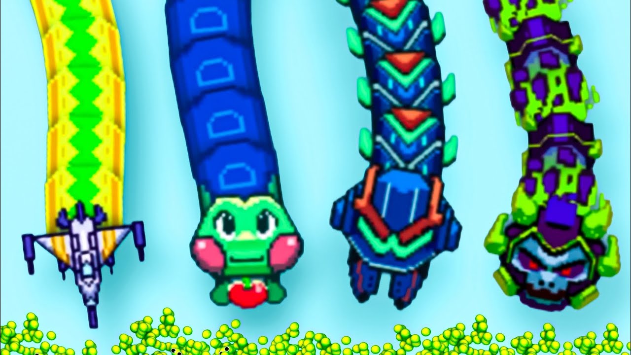 Snake.io Defender X Snake , Applehop Snake , Ultra-bot Snake , Hijack.Exe Snake Skills Unlocked!