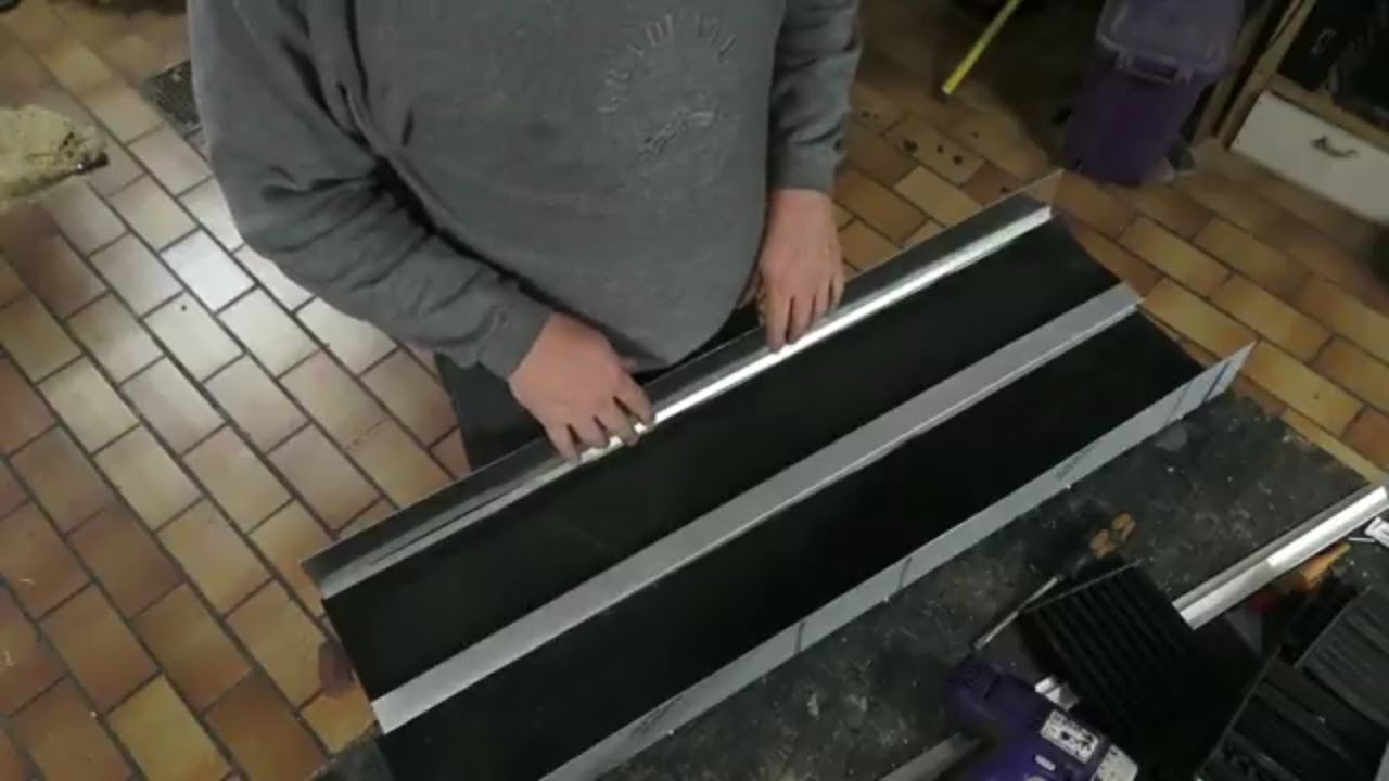 Bau der Waschrinne Teil 2