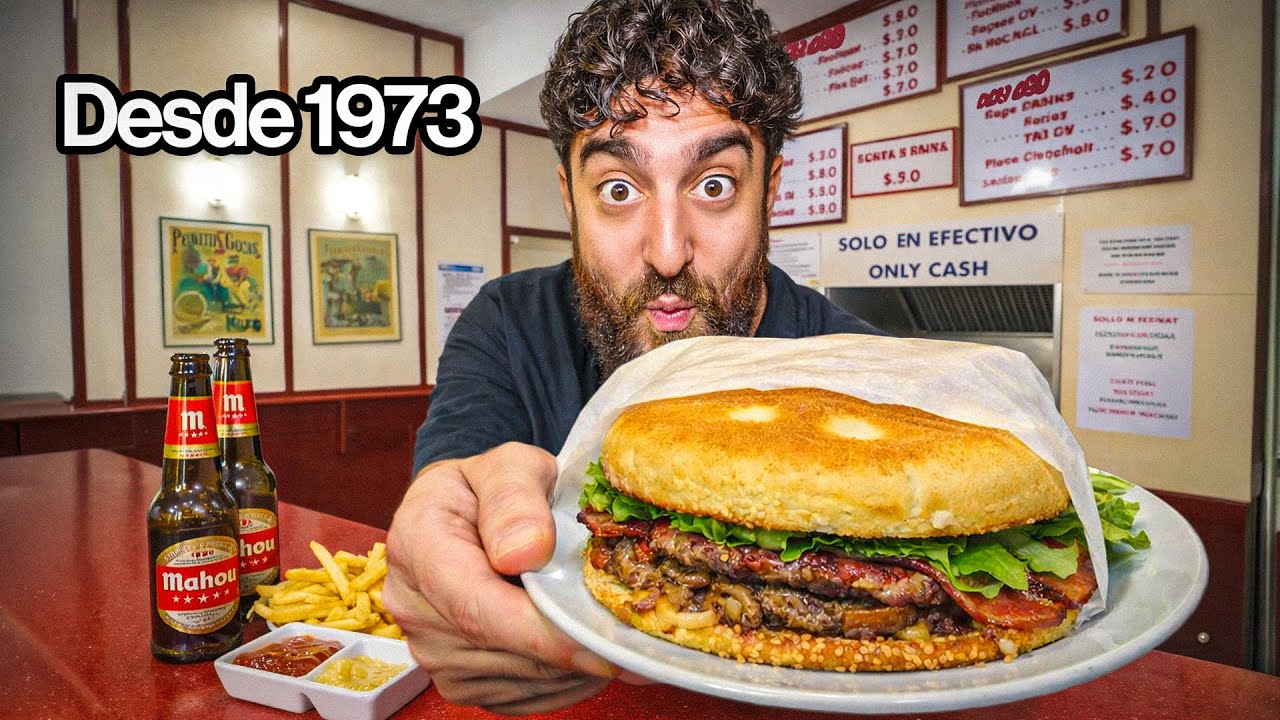 Probé TODA LA CARTA de la HAMBURGUSERÍA CON MAS HISTORIA de Madrid (Abrió antes que Mc Donalds)