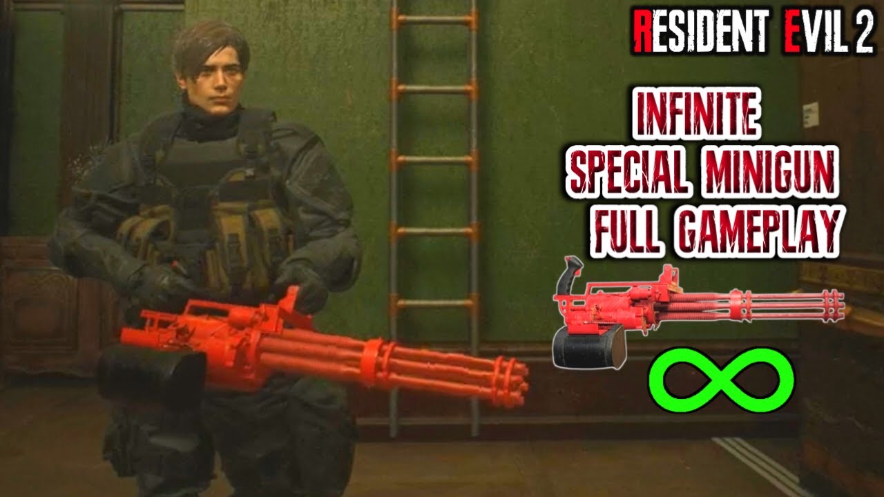 INFINITE SPECIAL MINIGUN ONLY!! Full Gameplay - Resident Evil 2 Remake