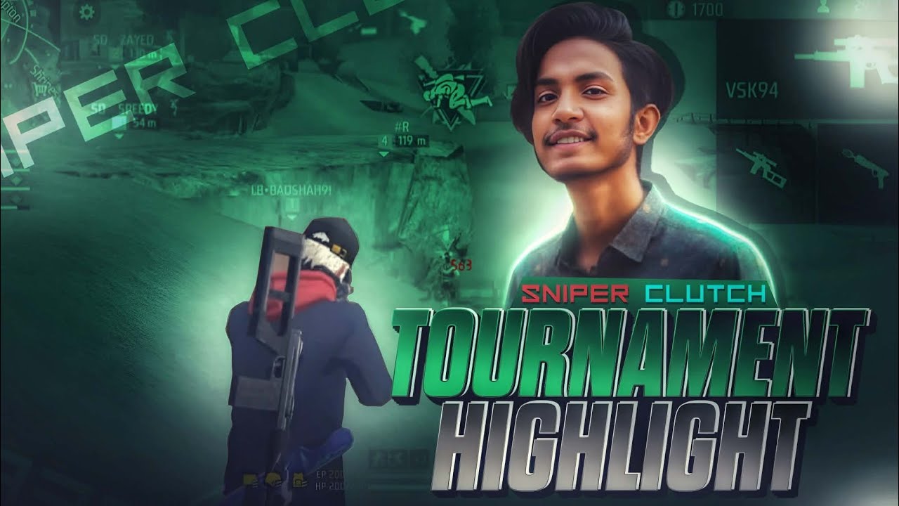Sniper clutch || TOURNAMENT HIGHLIGHT By BADSHAH The goat 