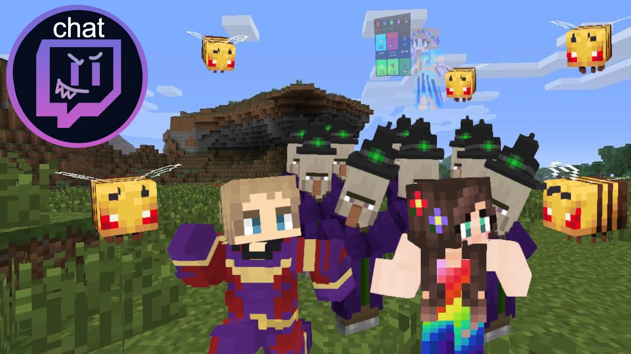 Minecraft Speedrun but Chat Controls the Game part 1/2