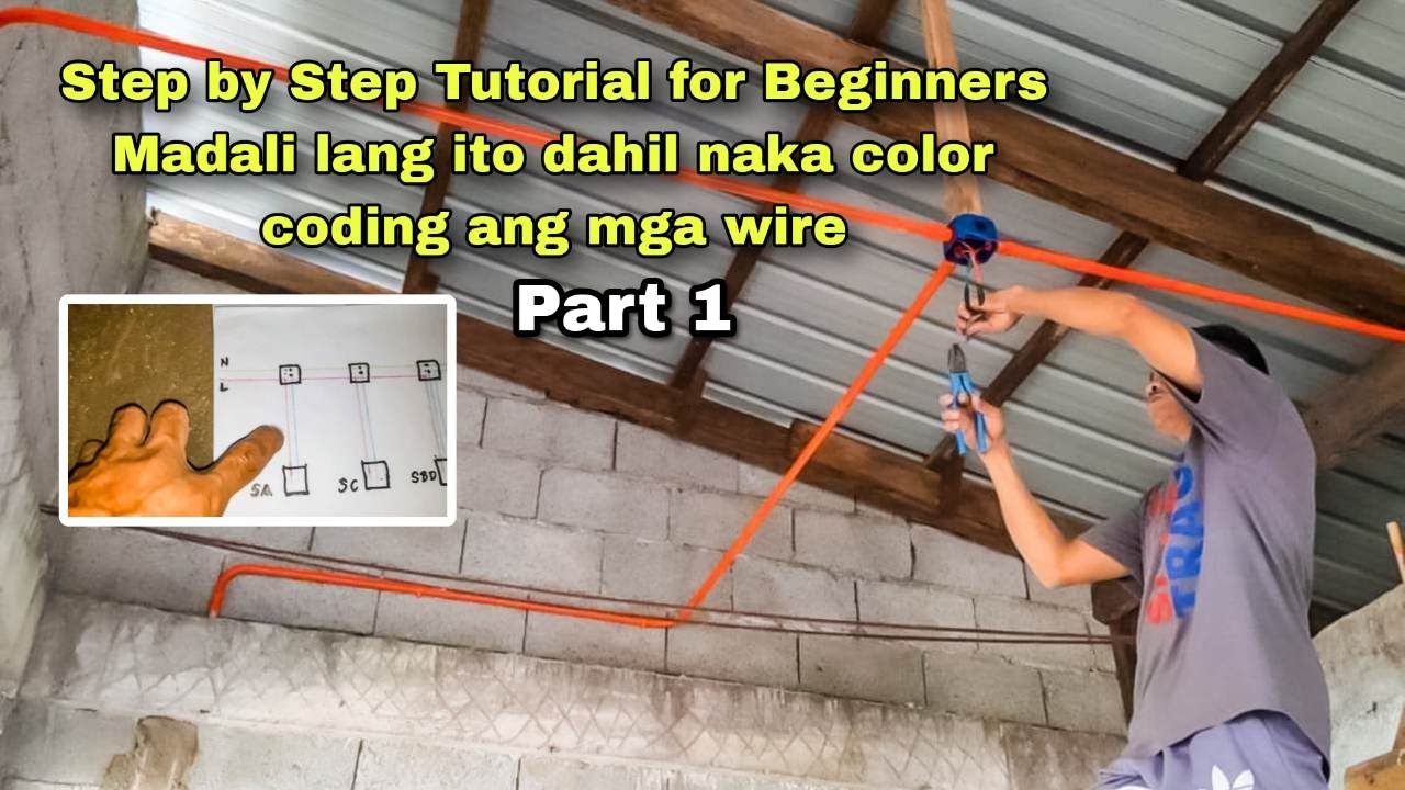 Paano mag wiring ng lightings at c.o sa bahay? Line to Neutral | Part 1 | Pinoy Electrical Warrior