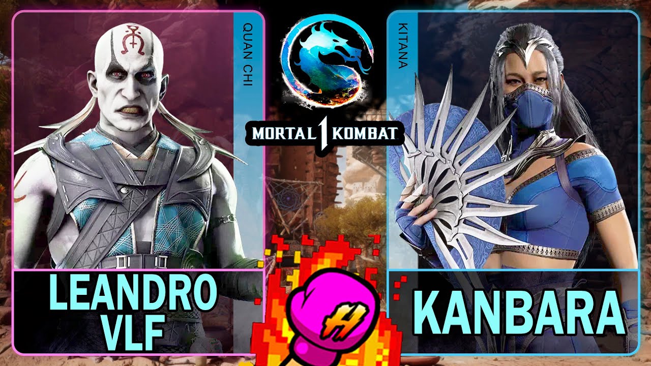MK1 Leandro VLF (QUAN CHI) VS Kanbara (KITANA)🥊Mortal Kombat 1🥊4K 60ᶠᵖˢ