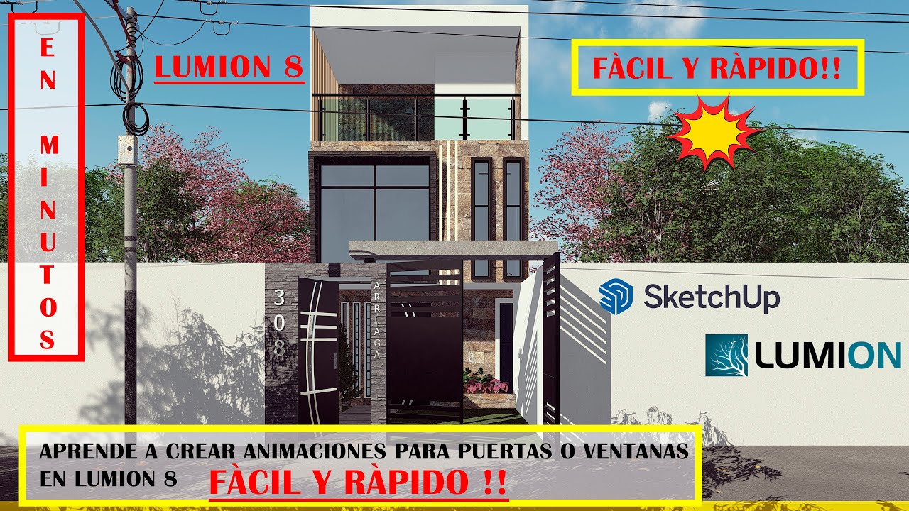 LUMION 8 | COMO ABRIR PUERTAS Y VENTANAS EN LUMION (FÀCIL Y RÀPIDO)