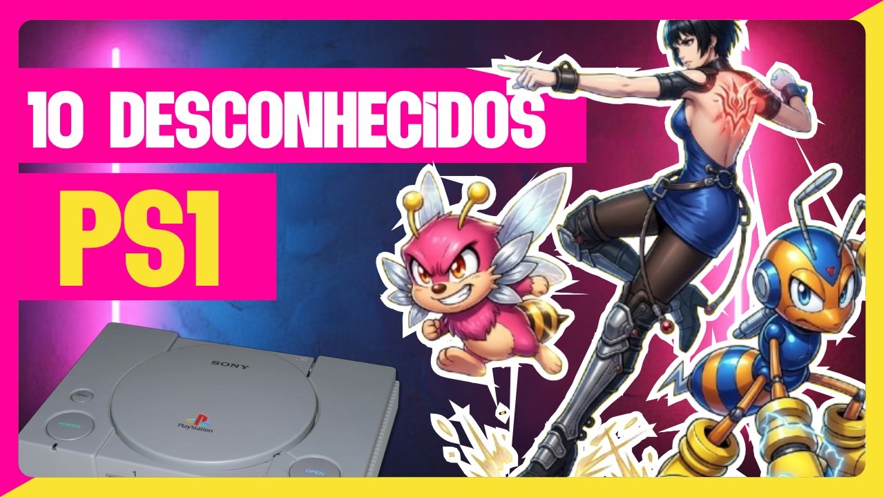 10 Clássicos do PS1 que a Mídia IGNOROU… mas Você Precisa Jogar!
