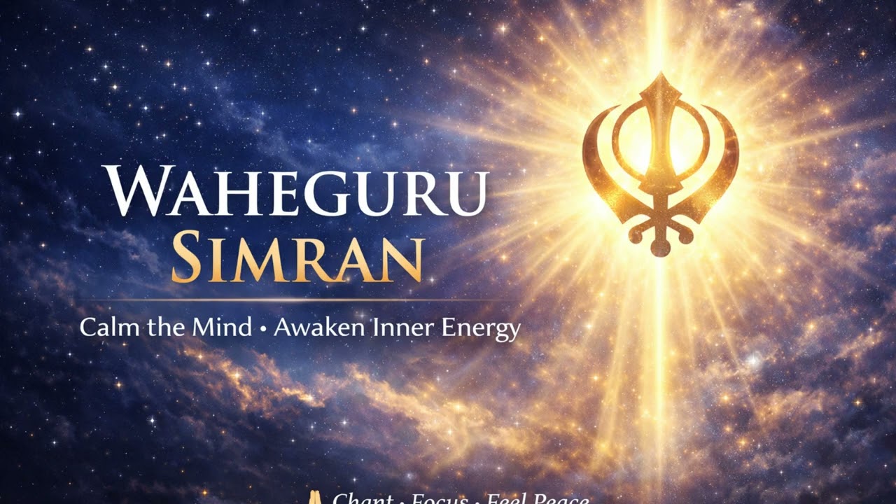 Waheguru Simran 🕊️ | Deep Peace | Calm Naam Jap for Mind & Soul