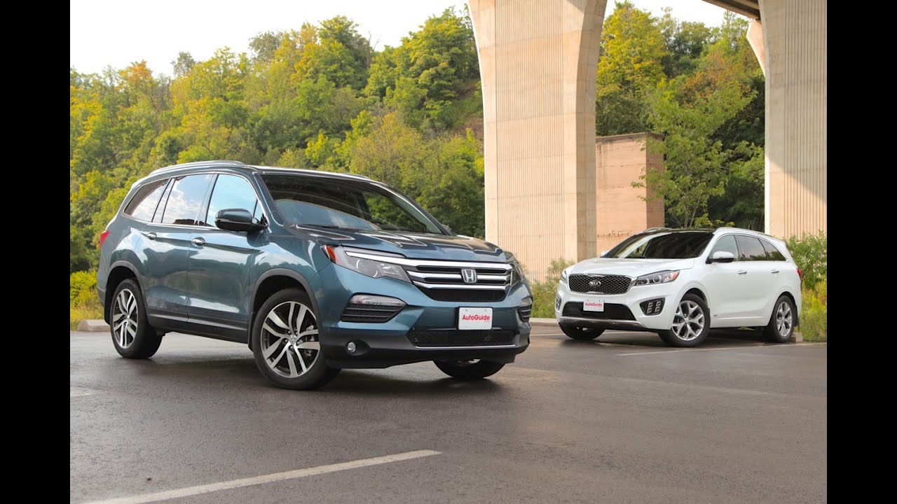 2016 Honda Pilot vs. 2016 Kia Sorento