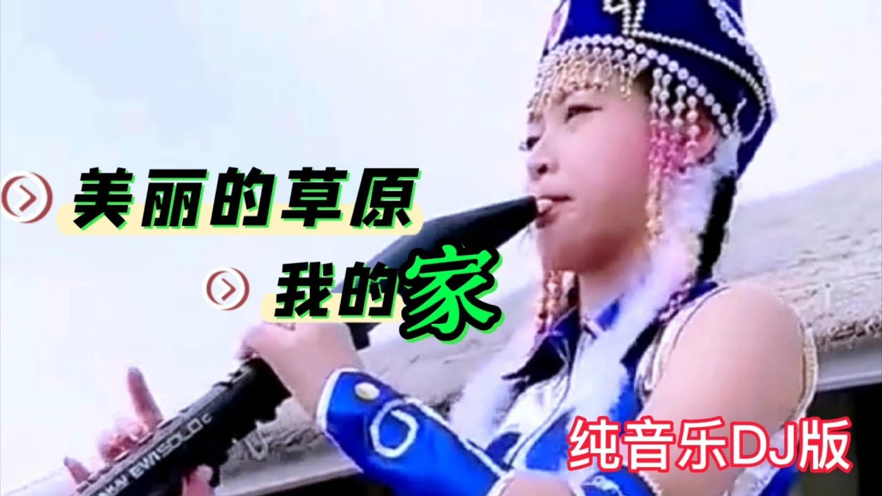 纯音乐乐器DJ版《美丽的草原我的家》，旋律优美，百听不厌！【岭枫音乐】