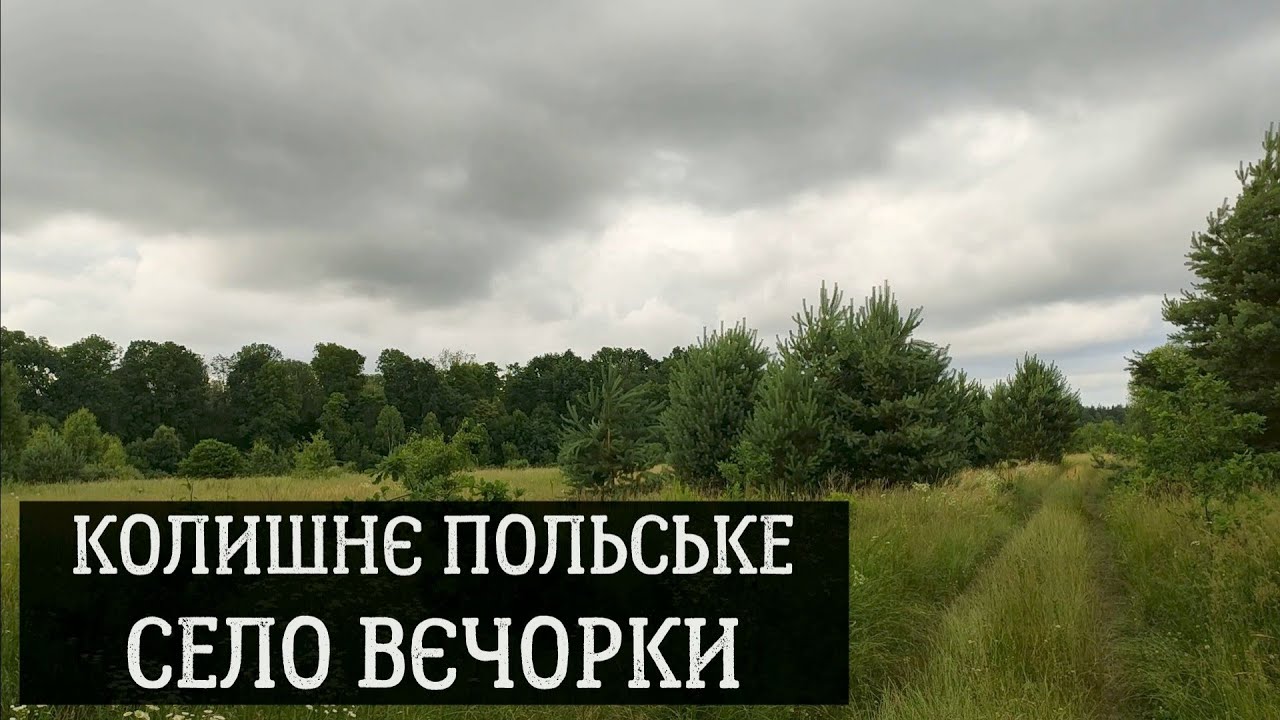 Колишнє польське село Вєчорки (wieś Wieczorki) у Шептицькому  районі, Львівська область, Україна