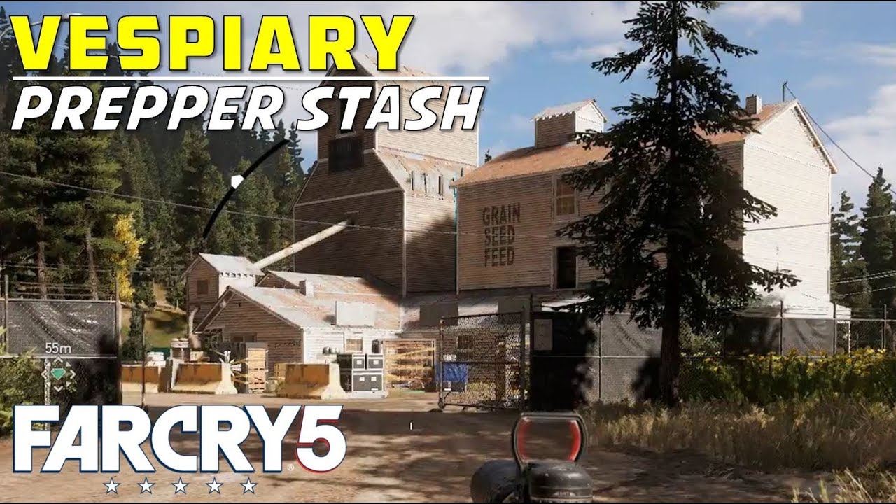 Vespiary | Prepper Stash Location & Solution | Grain Elevator Entrance | Holland Valley | Far Cry 5