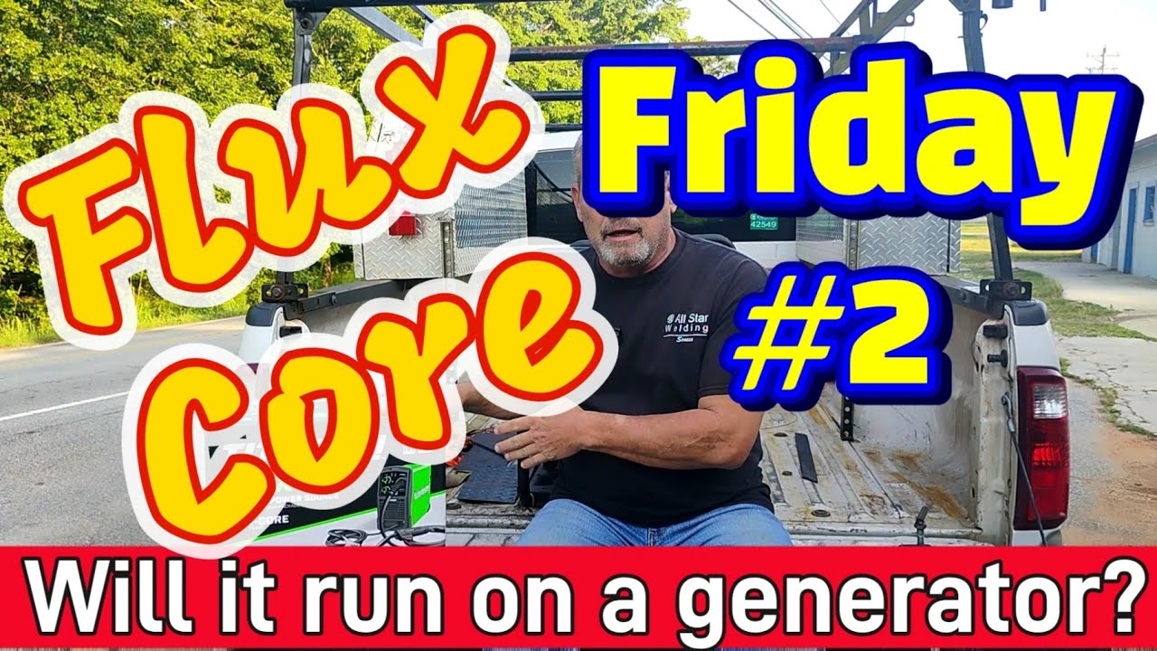 Flux Core Friday #2: Can the Titanium Flux 125 Run on a Generator?
