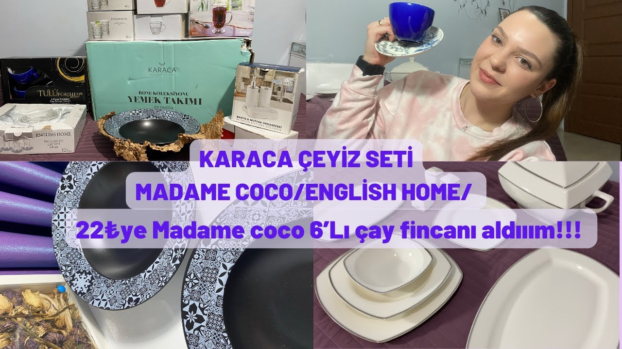 ÇEYİZ ALIŞVERİŞİ 15 | KARACA ÇEYİZ SETİ#çeyizalışverişi#çeyizyerleştirme #çeyiz #karaca#çeyizlistesi