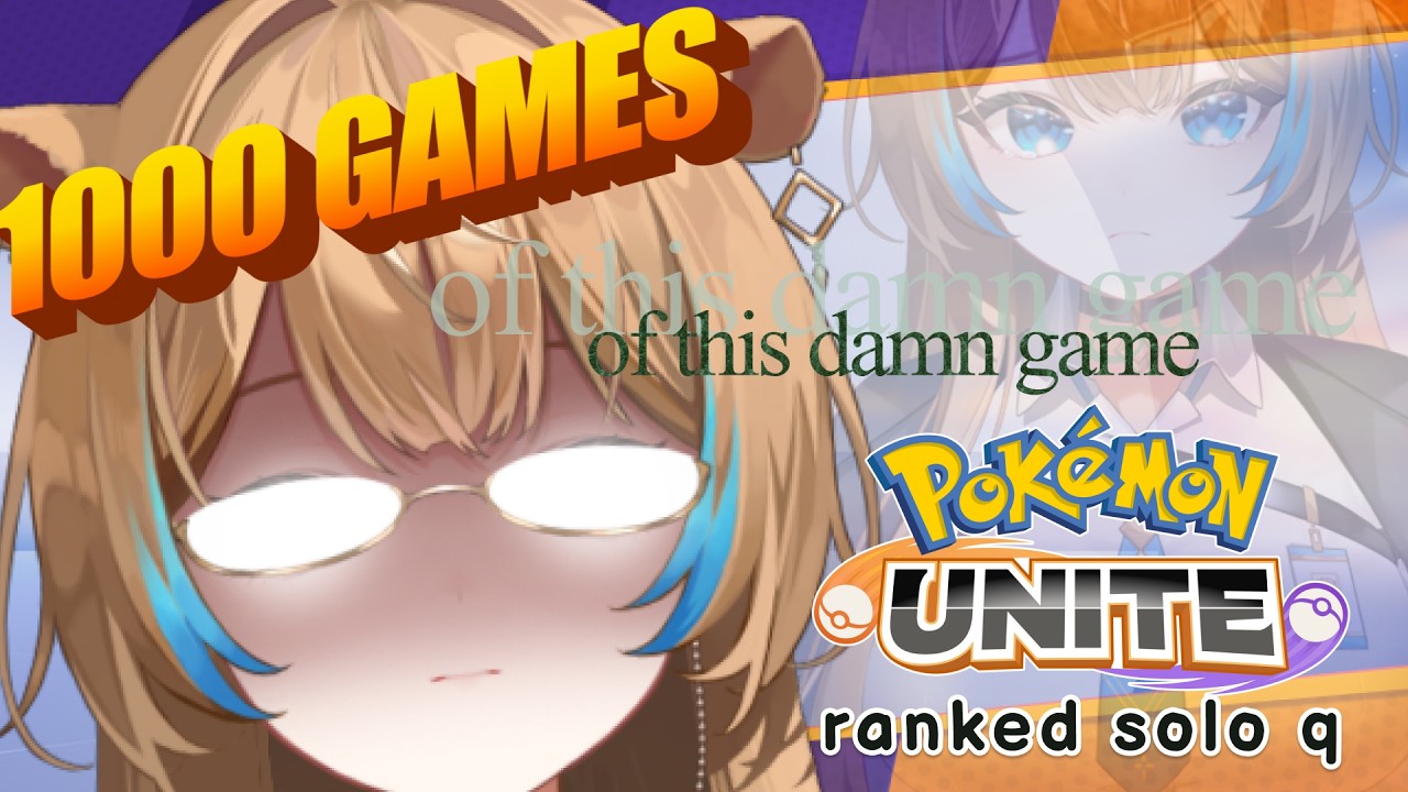 1000 MATCHES OF POKEMON UNITE 😁😁😁 【Pokemon Unite - Ranked】