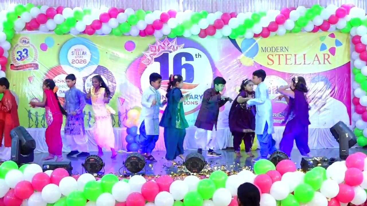 Modern Stellar 16th Annual Day -3rd A dance